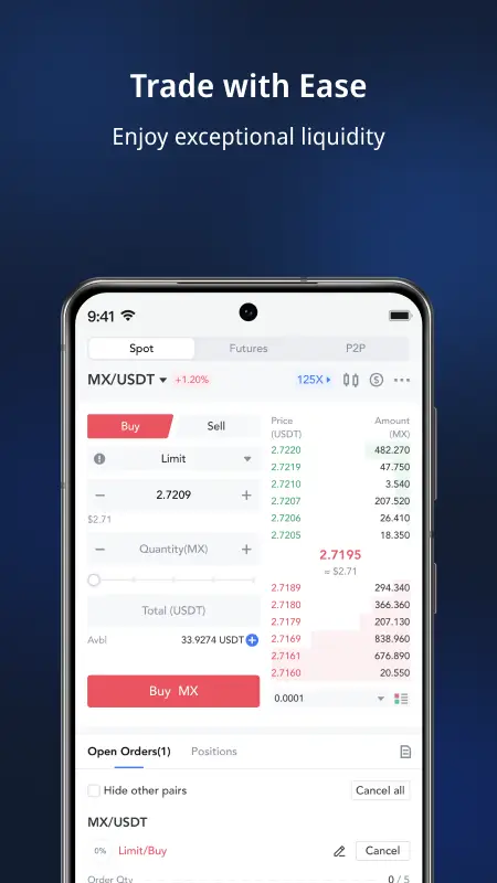 Screenshot MEXC APK v6.38.0