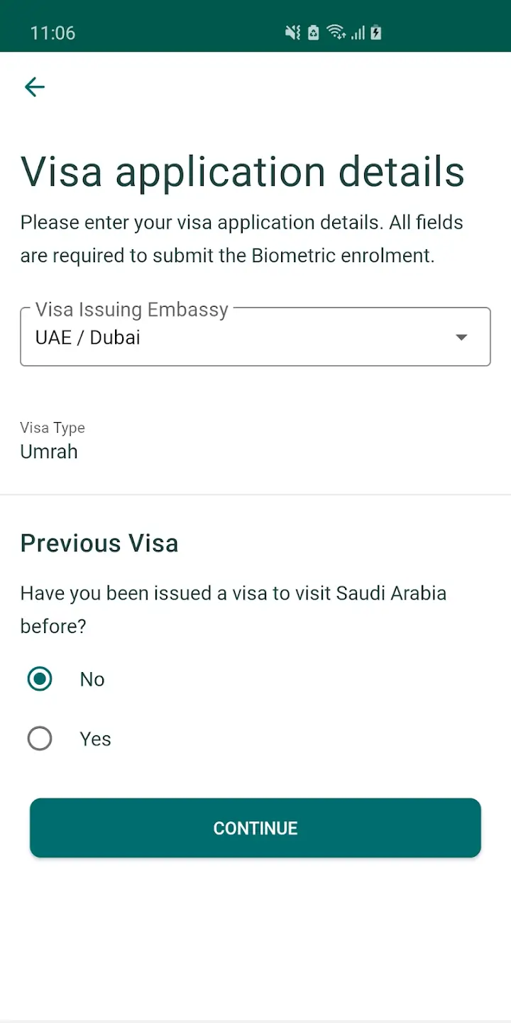 Screenshot Saudi Visa Bio APK v2.7.8