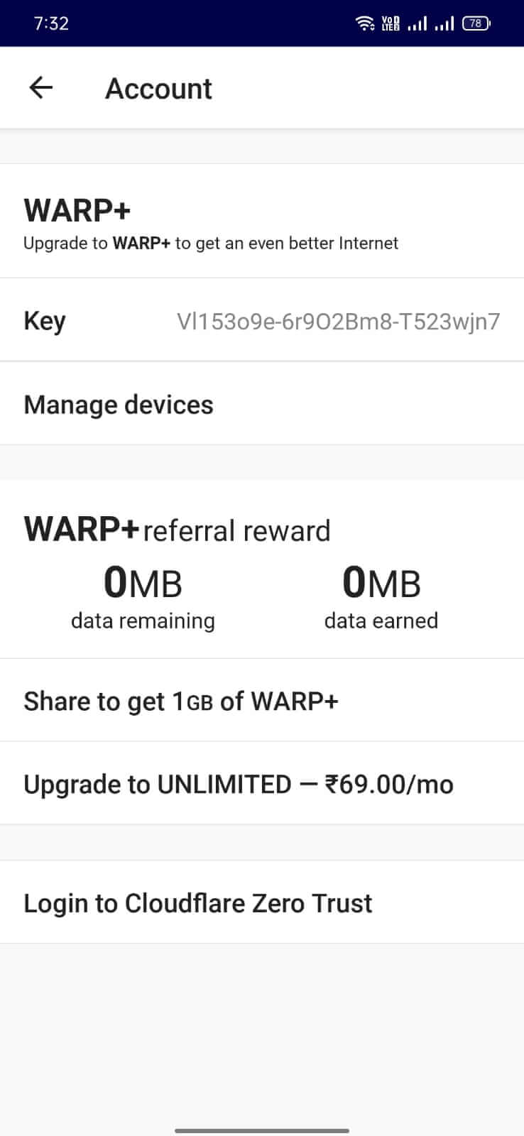 Screenshot 1.1.1.1 VPN + WARP APK (v6.38.7)
