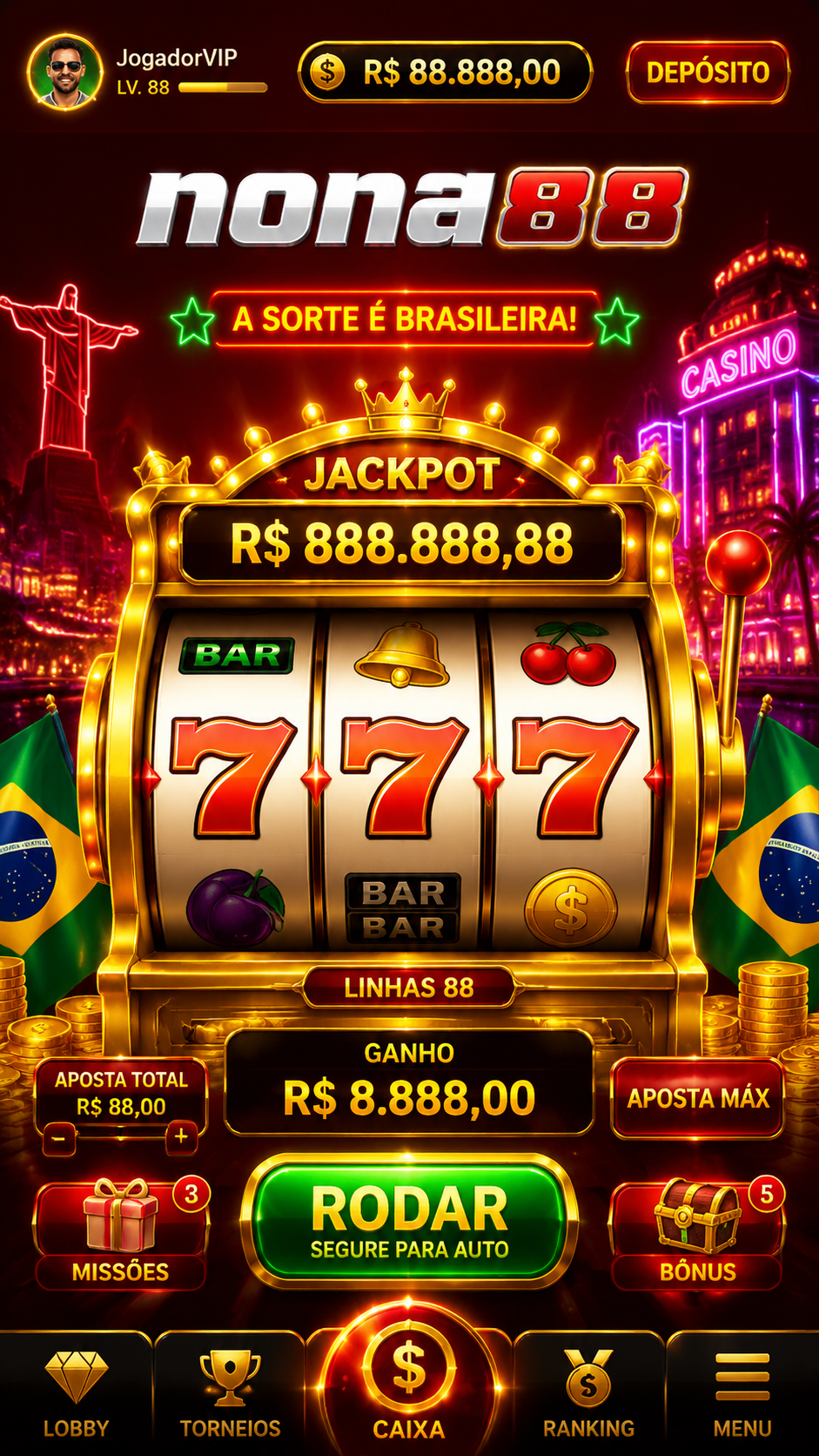 Screenshot Nona88 APK Game Slot Online Seru dan Cepat