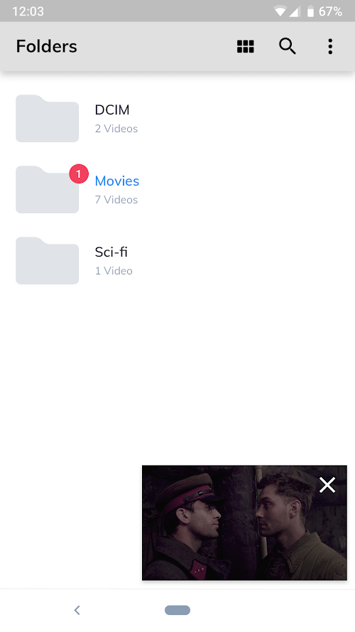 Screenshot MX Player APK versi 2.13.3 untuk Android
