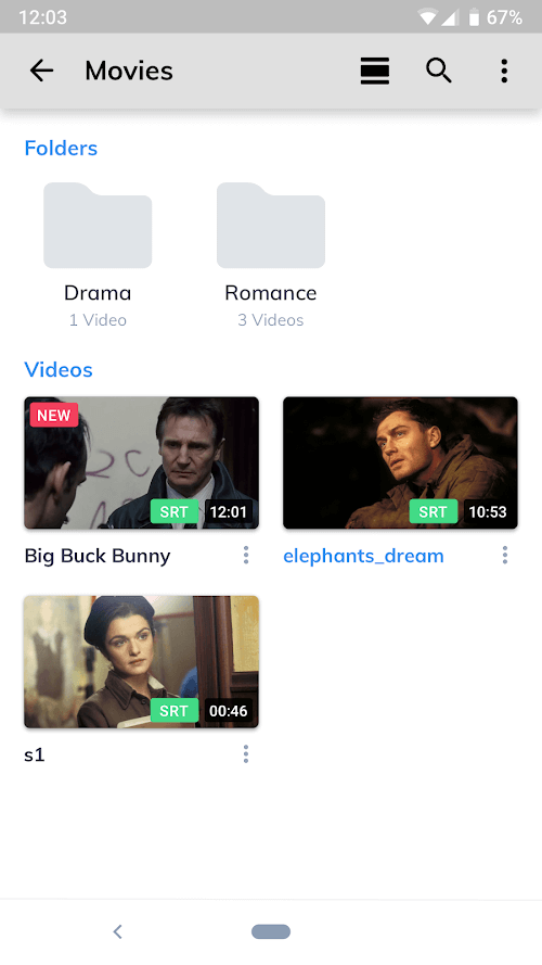 Screenshot MX Player APK versi 2.13.3 untuk Android