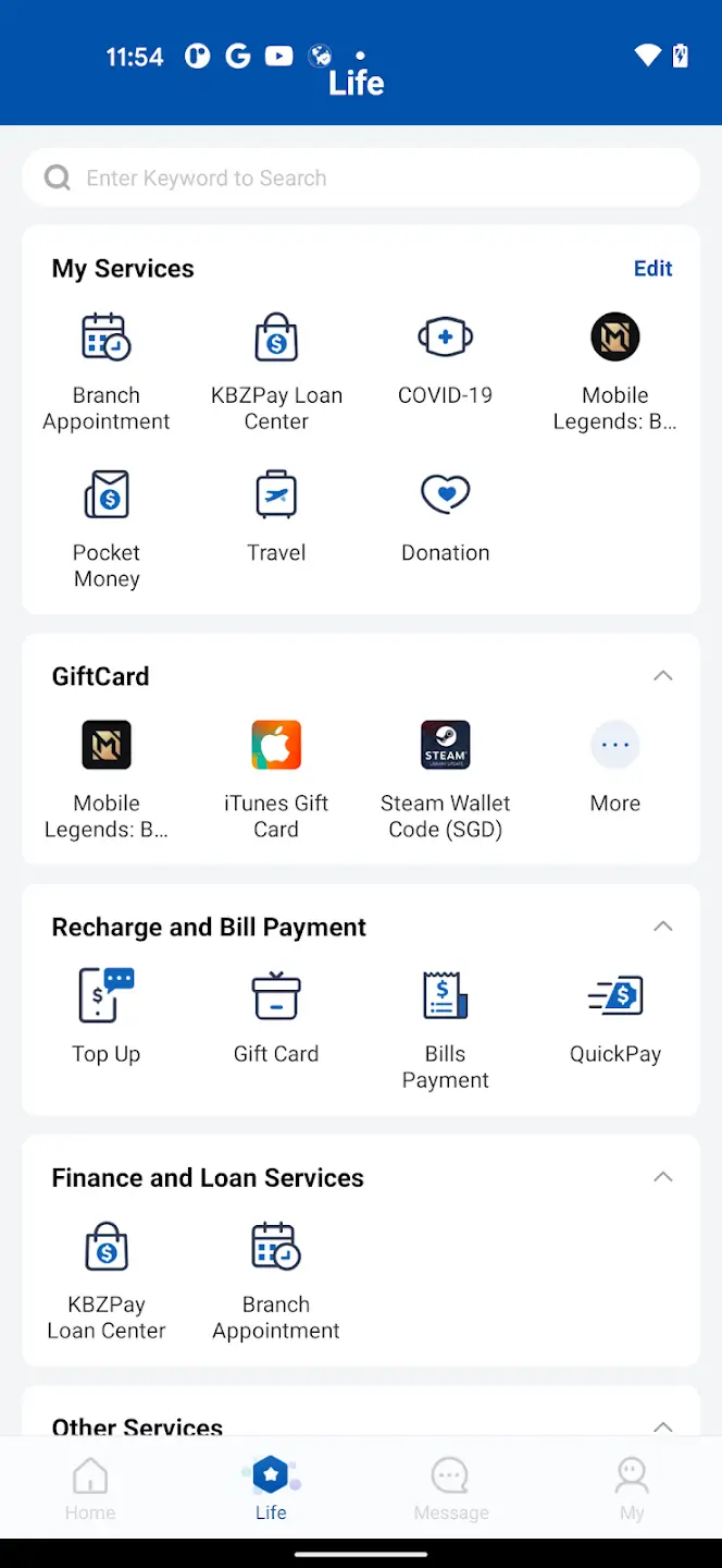 Screenshot KBZPay APK v5.8.4