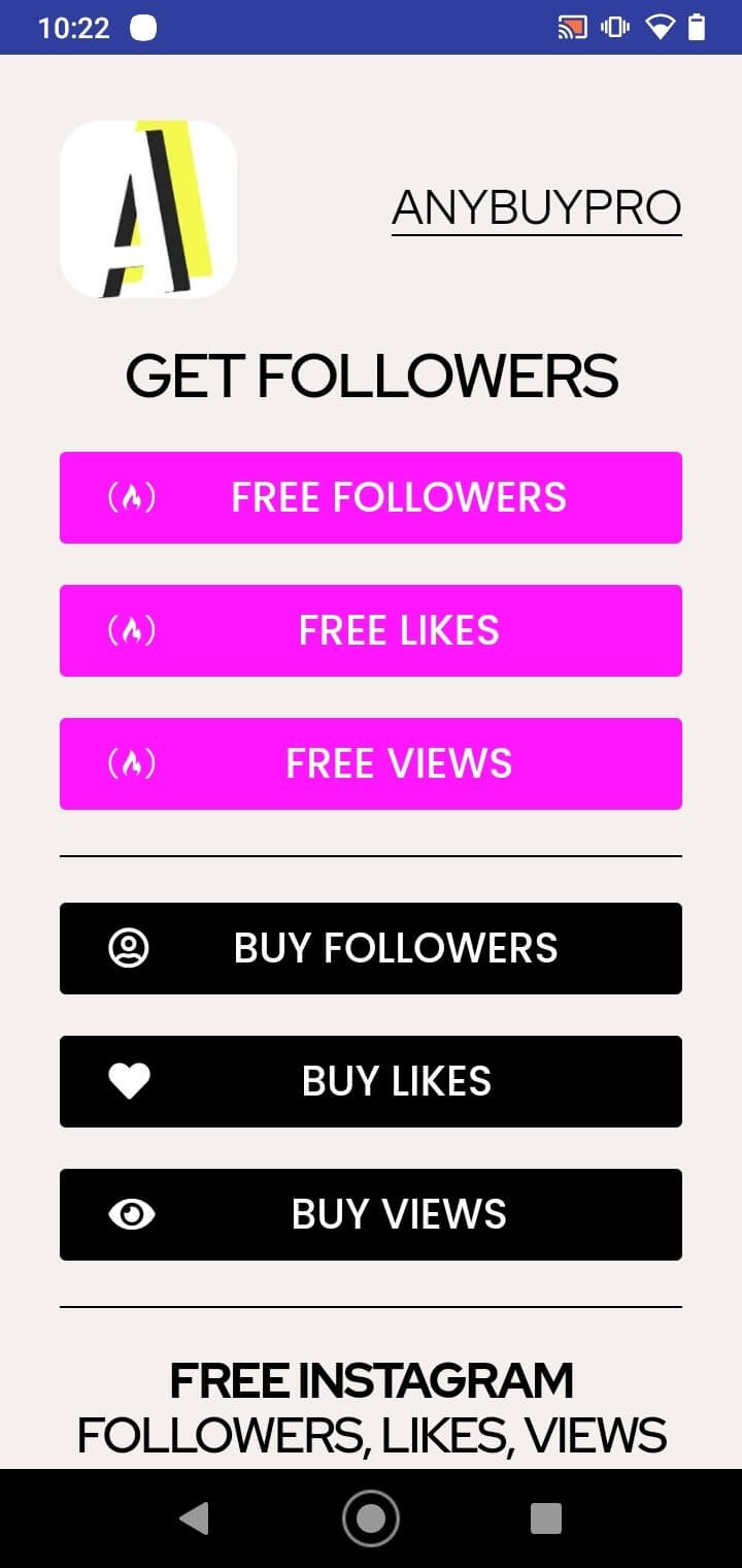 Screenshot Anybuypro APK