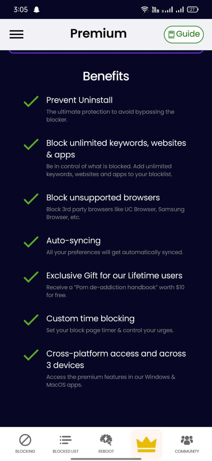 Screenshot BlockerX APK Download untuk Android