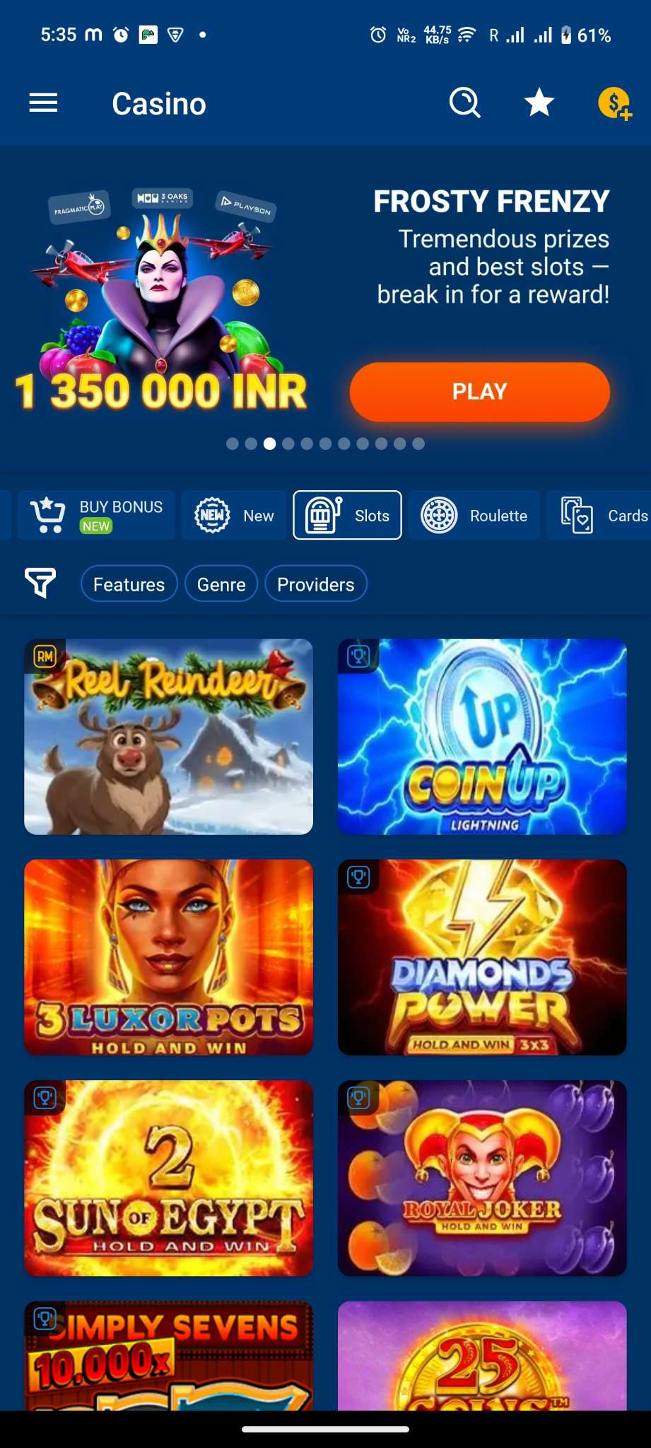 Screenshot MostBet APK v7.3.1 untuk Android