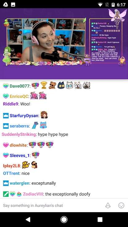 Screenshot Twitch APK (Beta) untuk Streaming Game dan Live Chat