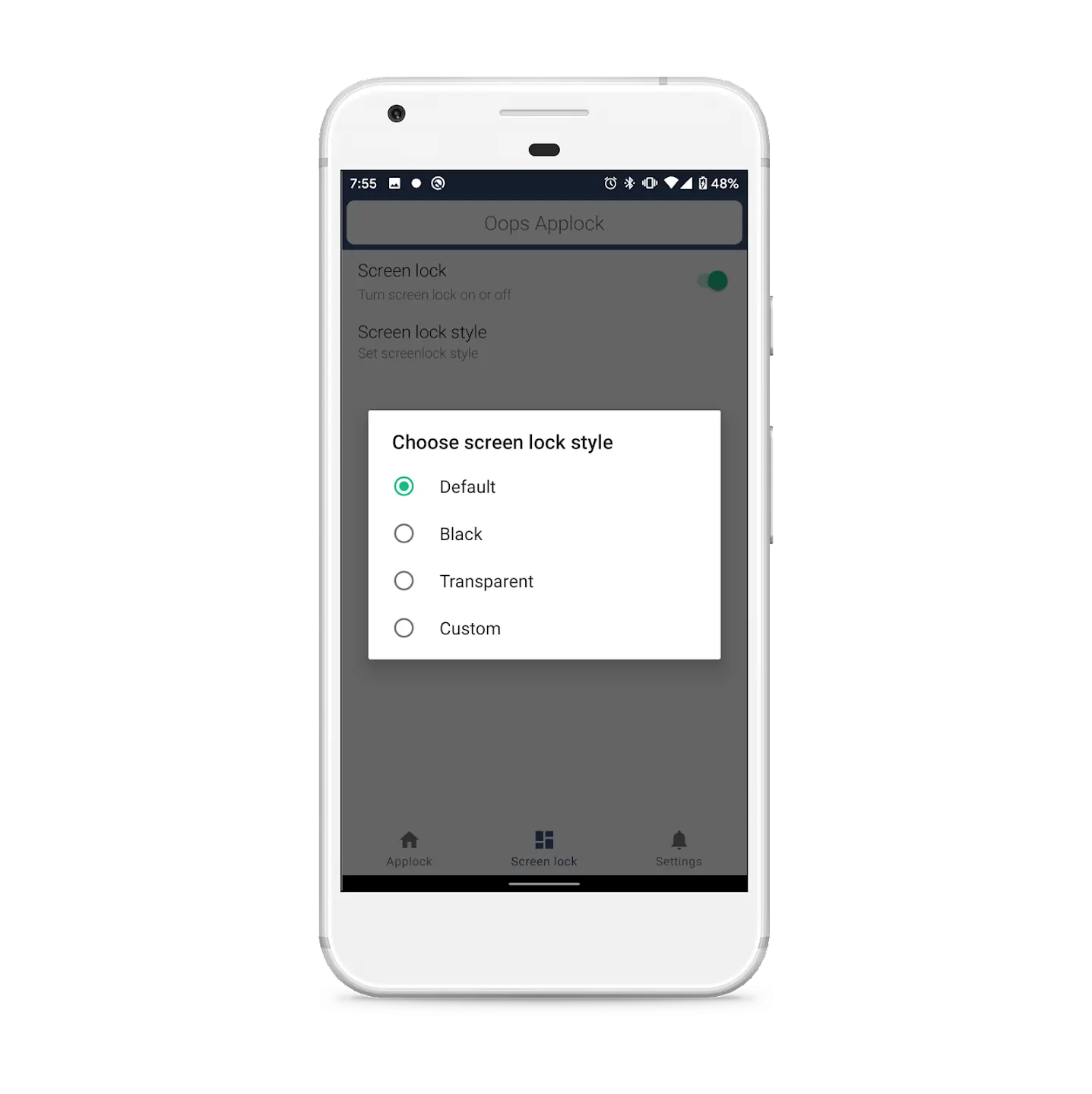 Screenshot Oops AppLock APK 3.3.0