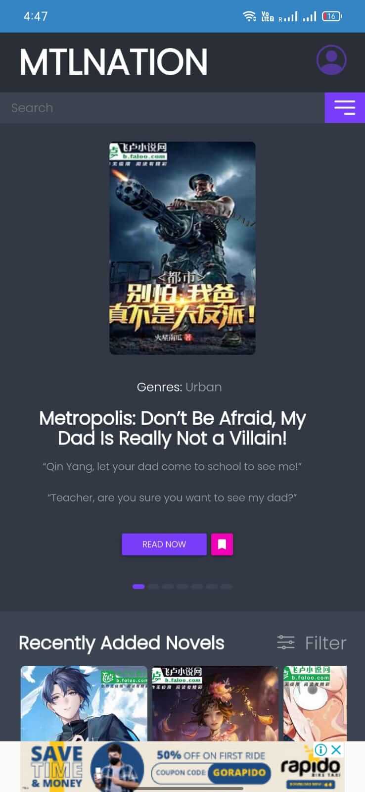 Screenshot MTLNATION APK