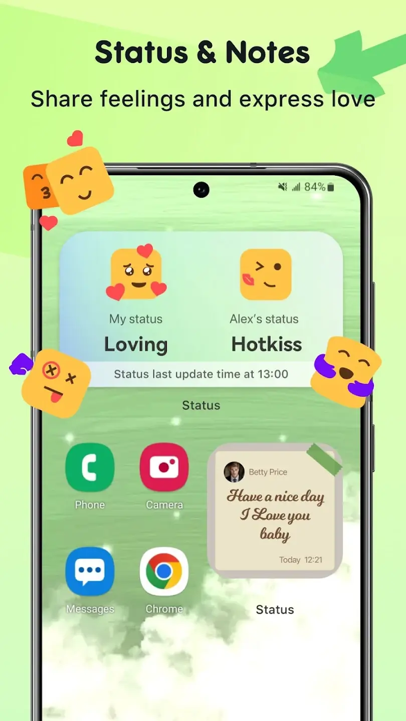 Screenshot Widgetable APK untuk Kustomisasi Widget Lucu di Android