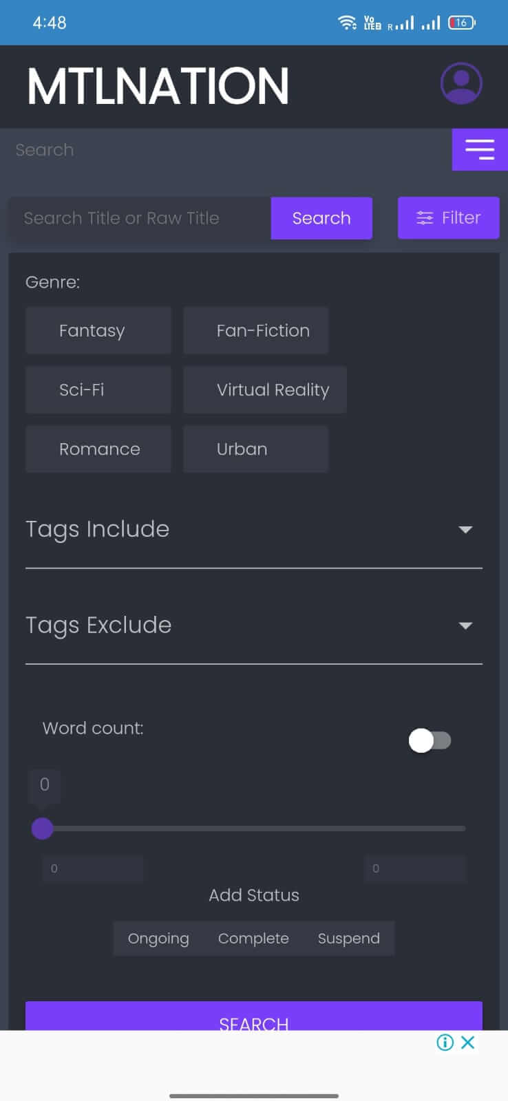 Screenshot MTLNATION APK