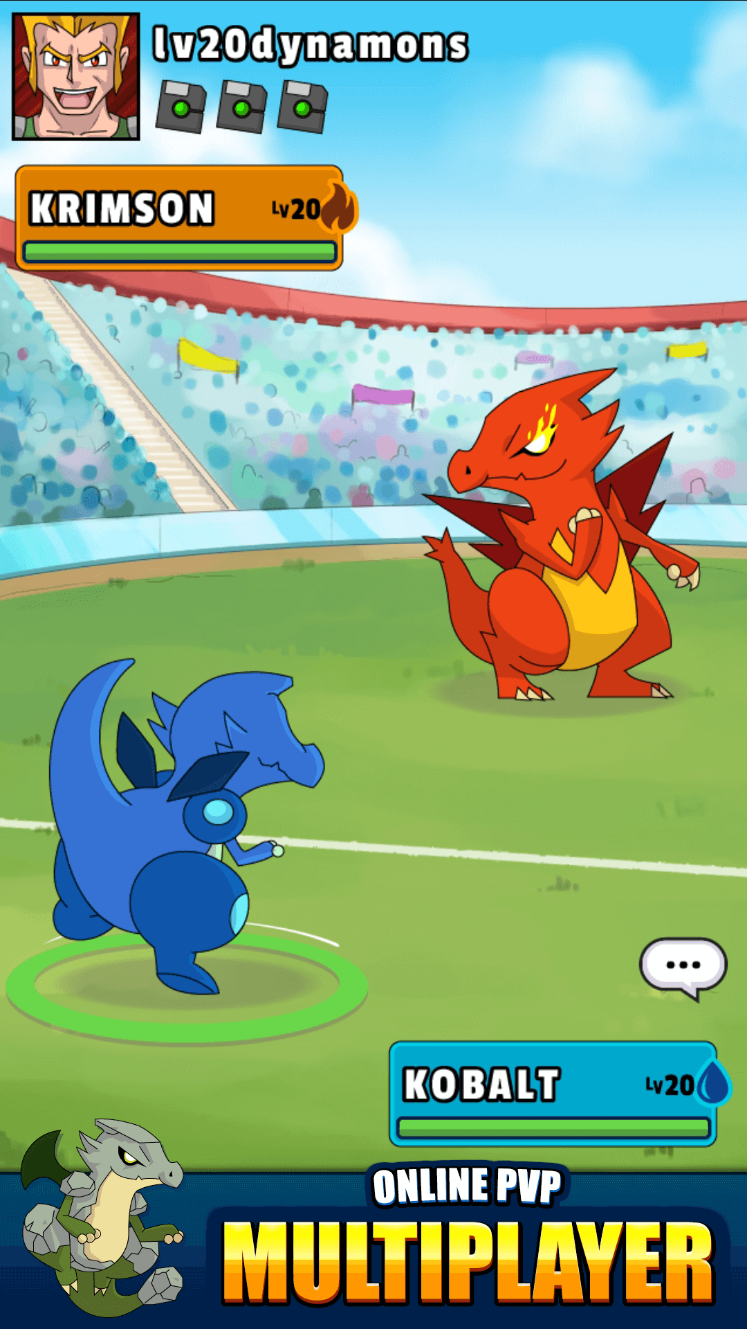 Screenshot Dynamons World APK - Game RPG Monster dengan Pertarungan Seru