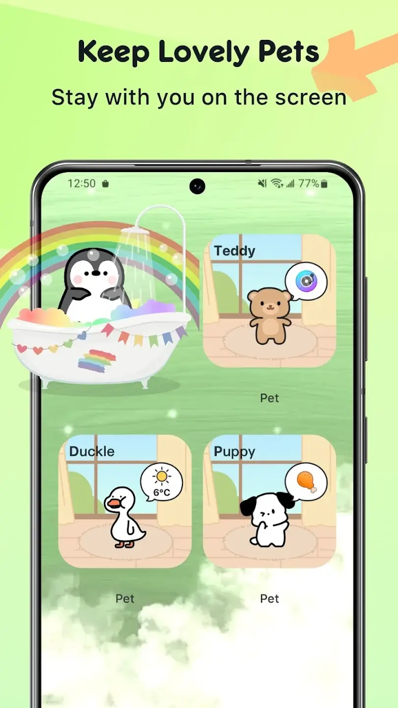 Screenshot Widgetable APK untuk Kustomisasi Widget Lucu di Android