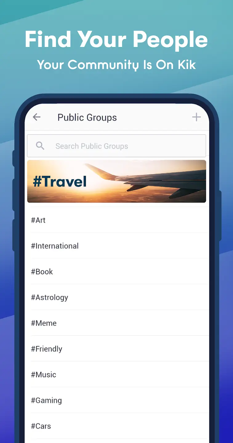 Screenshot Kik APK