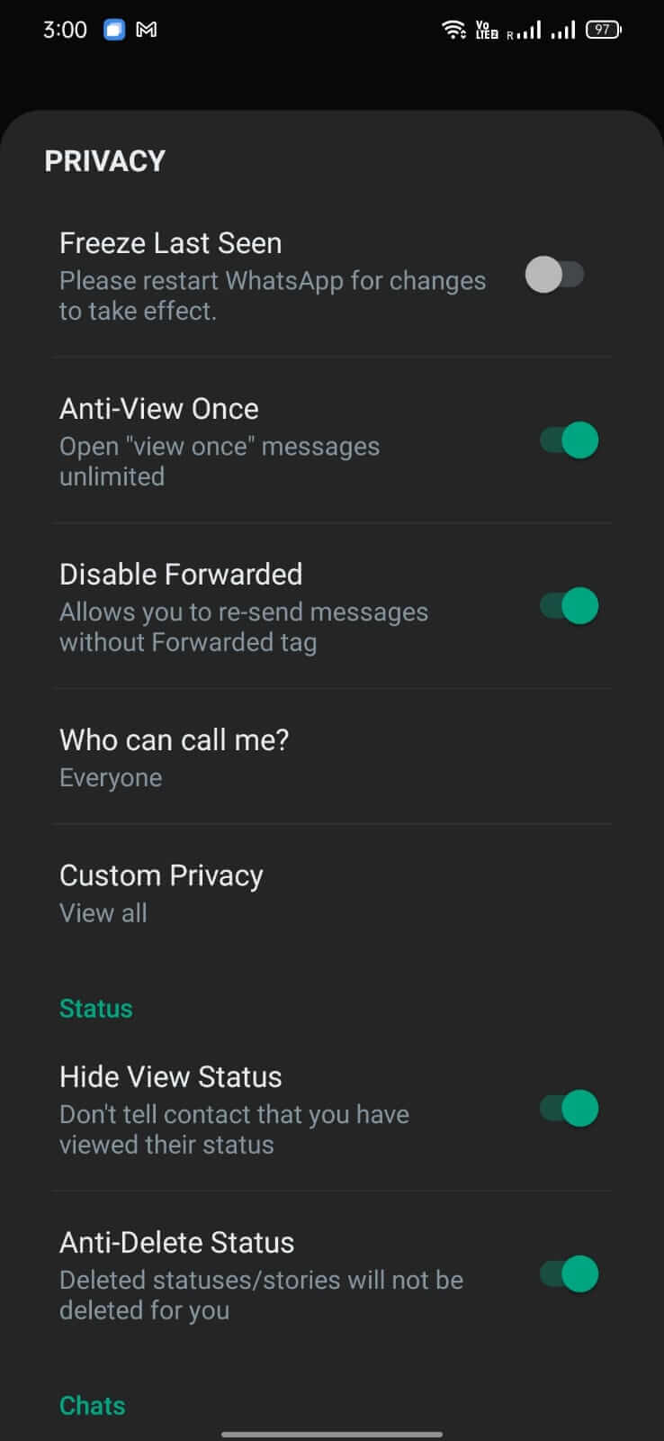 Screenshot WhatsGold APK v44.10