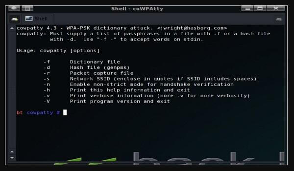 Screenshot coWPAtty APK 4.8