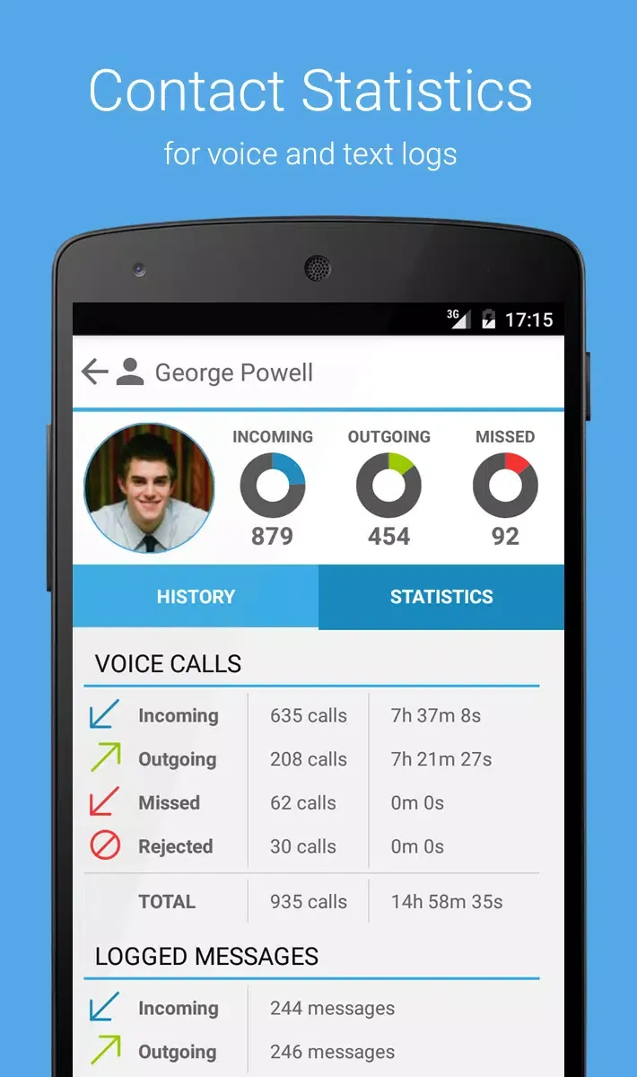 Screenshot Call Log Monitor APK 3.1.1
