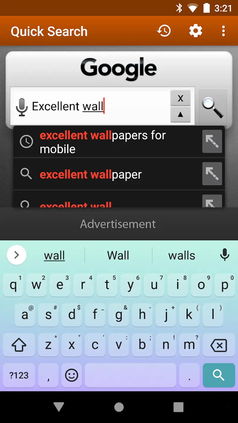 Screenshot Quick Search Widget APK v6.1