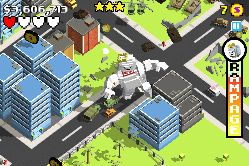 Screenshot Smashy City APK - Jadi Monster dan Hancurkan Kota