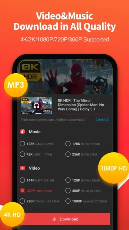 Screenshot VidMate APK 6.0102 Download untuk Android
