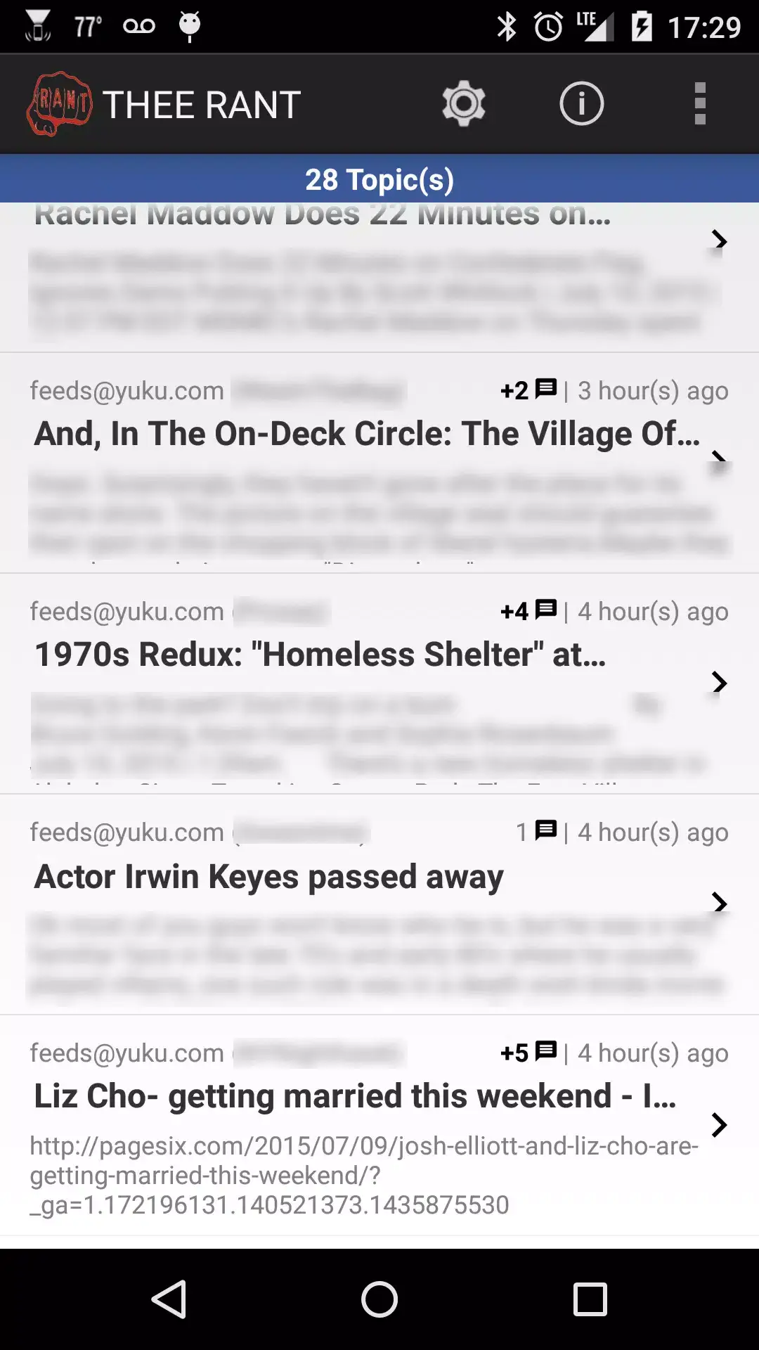Screenshot Thee Rant APK 1.0.6