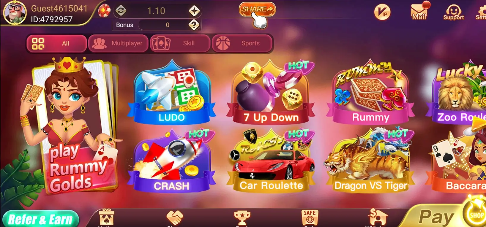 Screenshot Rummy Golds APK