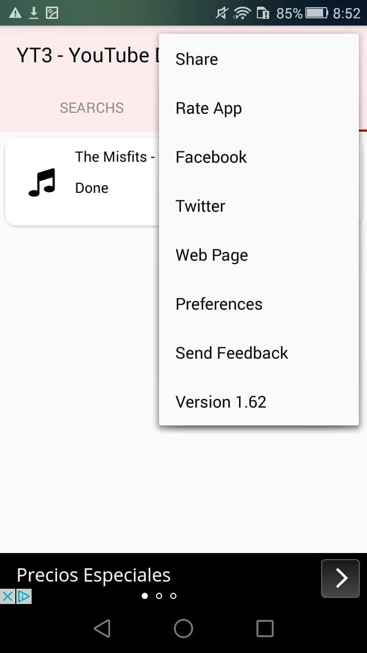 Screenshot YT3 Music Downloader APK