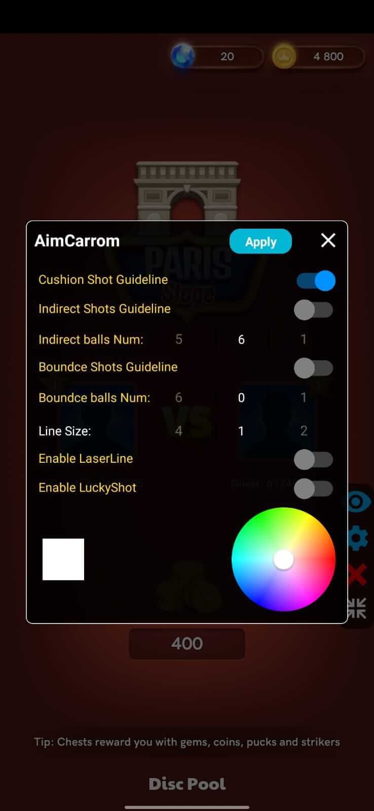 Screenshot Aim Carrom APK