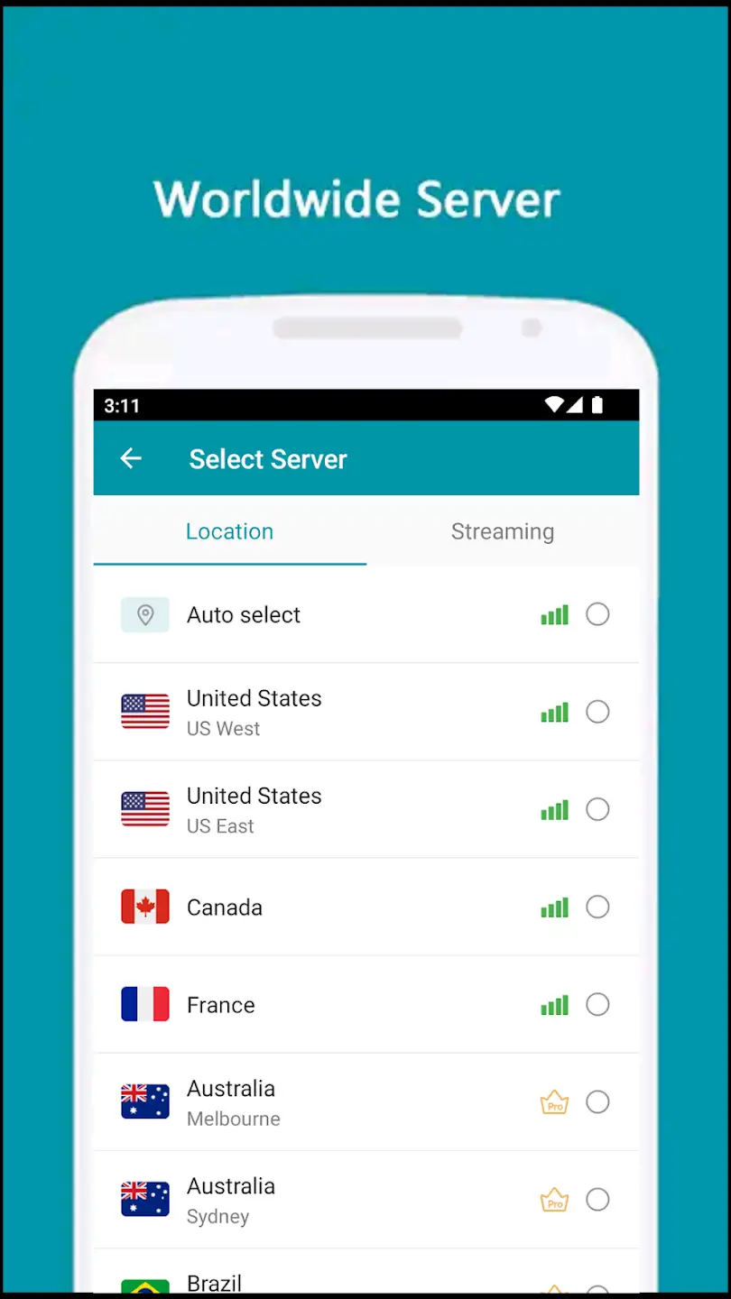 Screenshot Thunder VPN APK (v5.4.1) - VPN Ringan untuk Browsing Aman