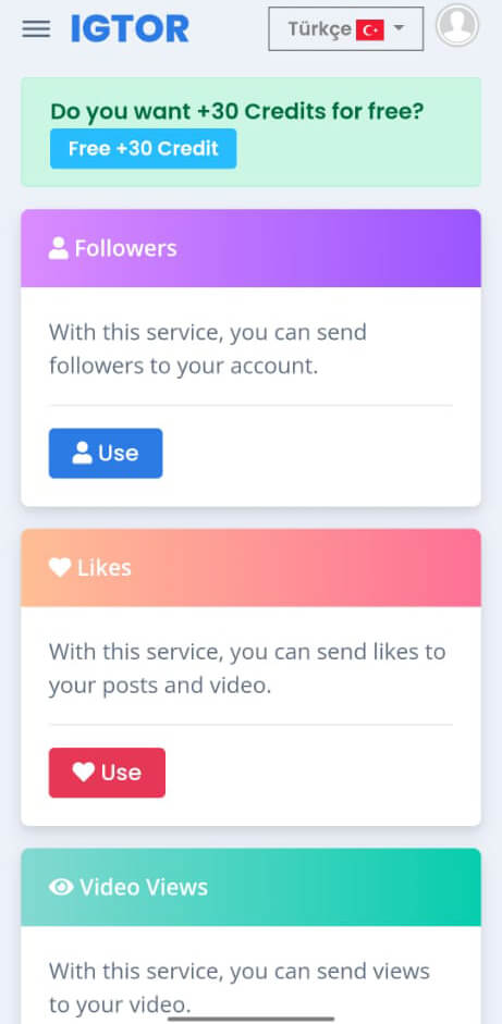 Screenshot IGTOR APK V9S