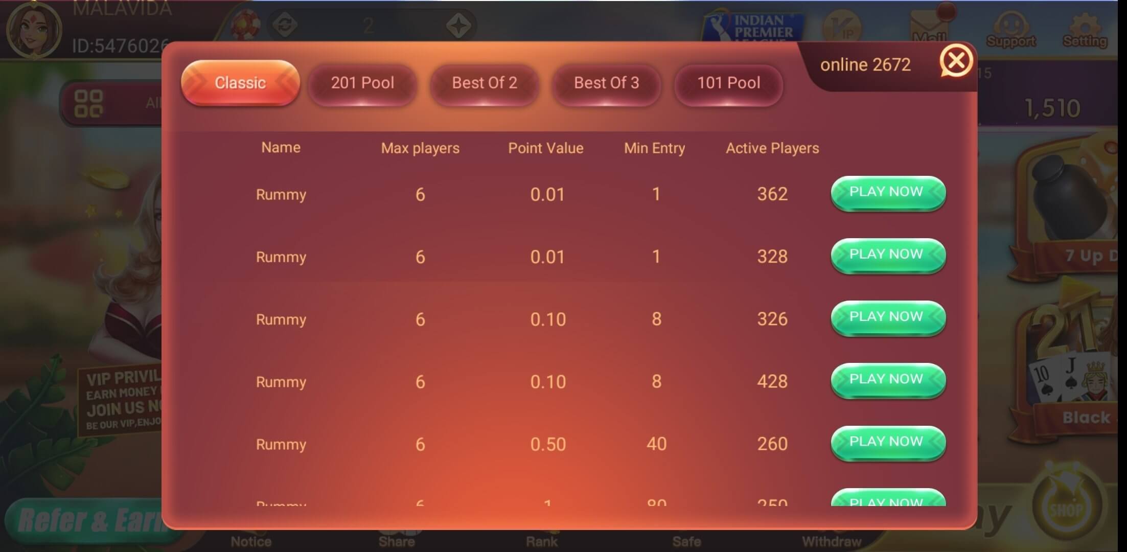 Screenshot Rummy Satta APK v1.0