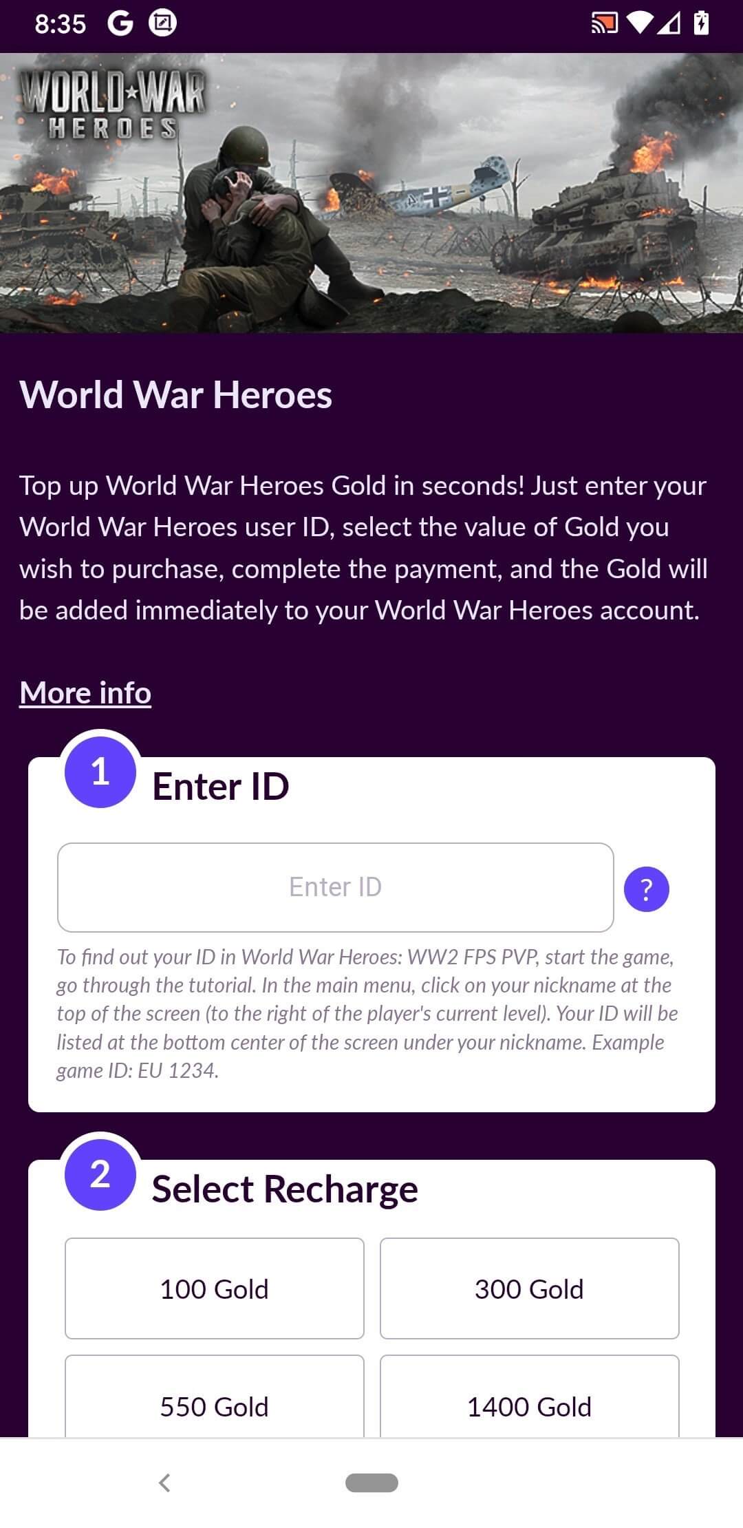 Screenshot Codashop APK v3.0 untuk Top Up Game dan Aplikasi