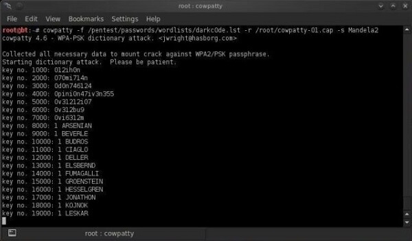 Screenshot coWPAtty APK 4.8