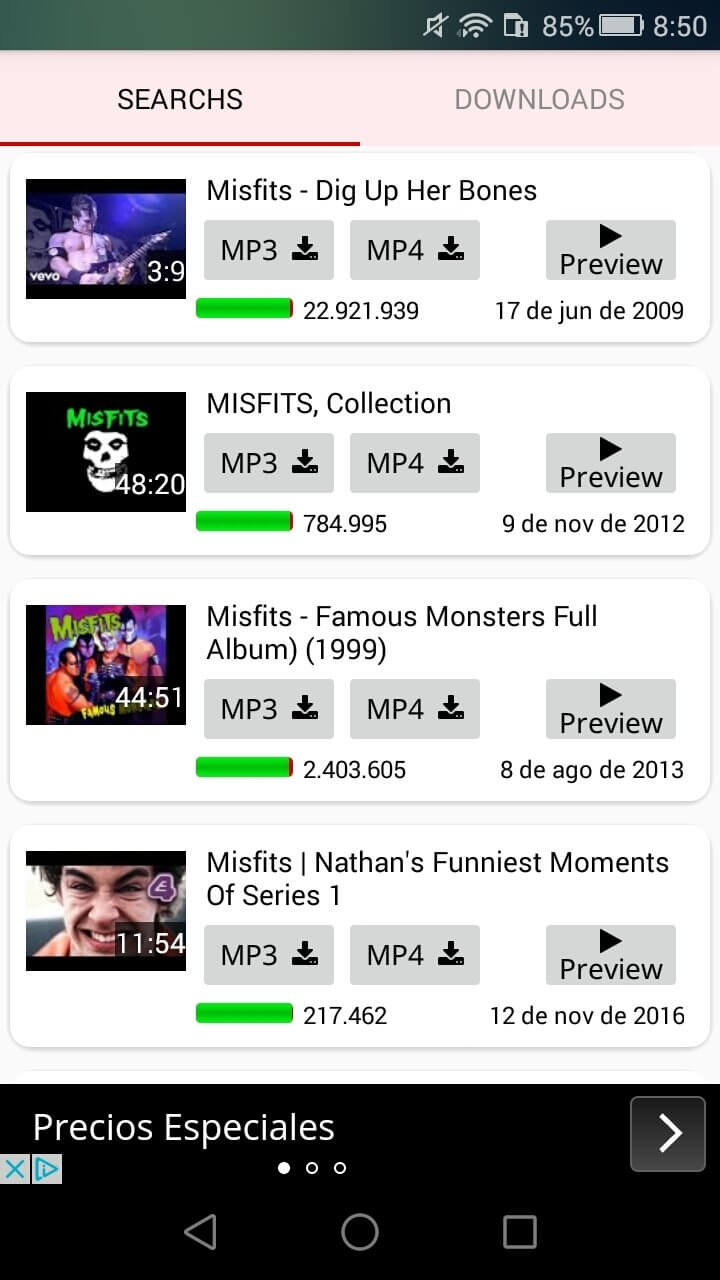 Screenshot YT3 Music Downloader APK