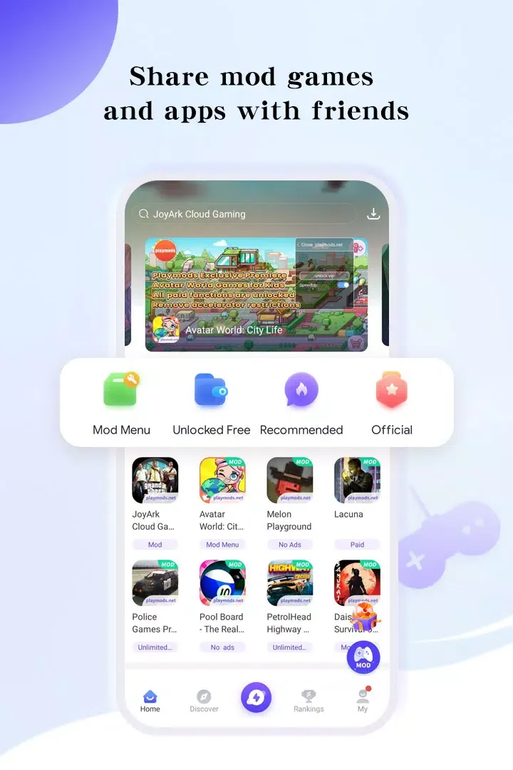 Screenshot PlayMods APK