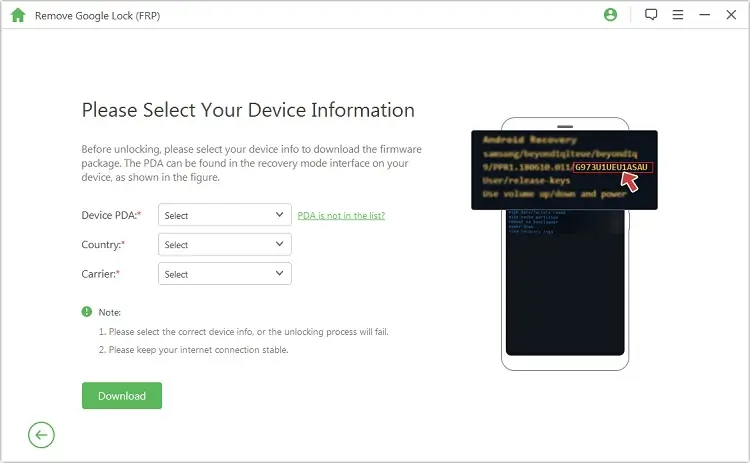 Screenshot vnROM Bypass FRP APK
