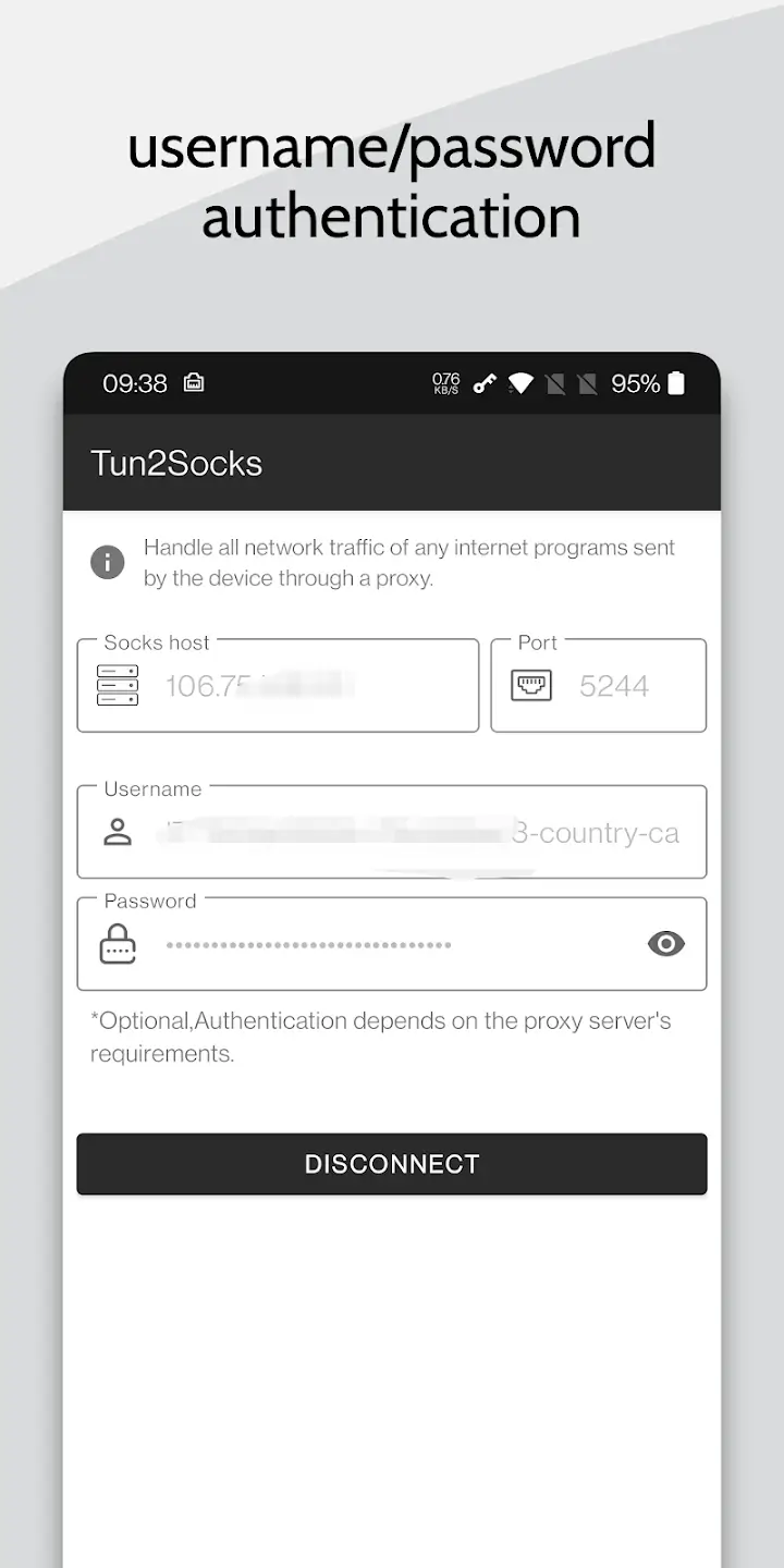 Screenshot Tun2Socks APK v1.5.0