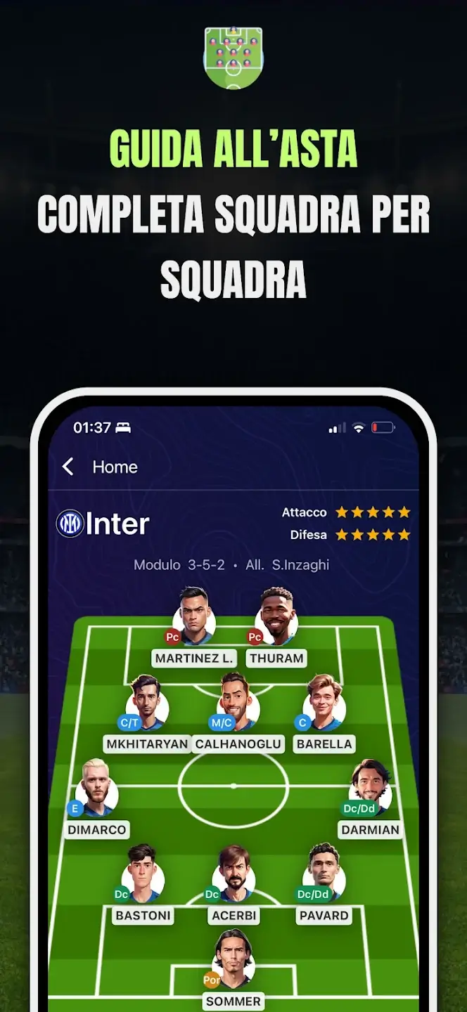 Screenshot FantaLab Manager - Fantacalcio APK