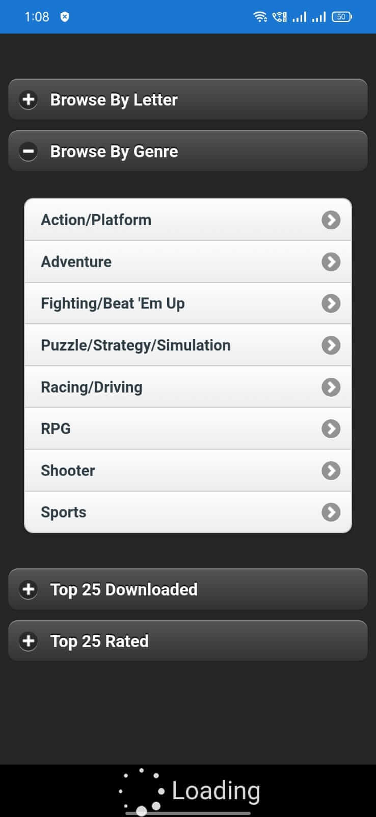 Screenshot CoolROM APK v1.0