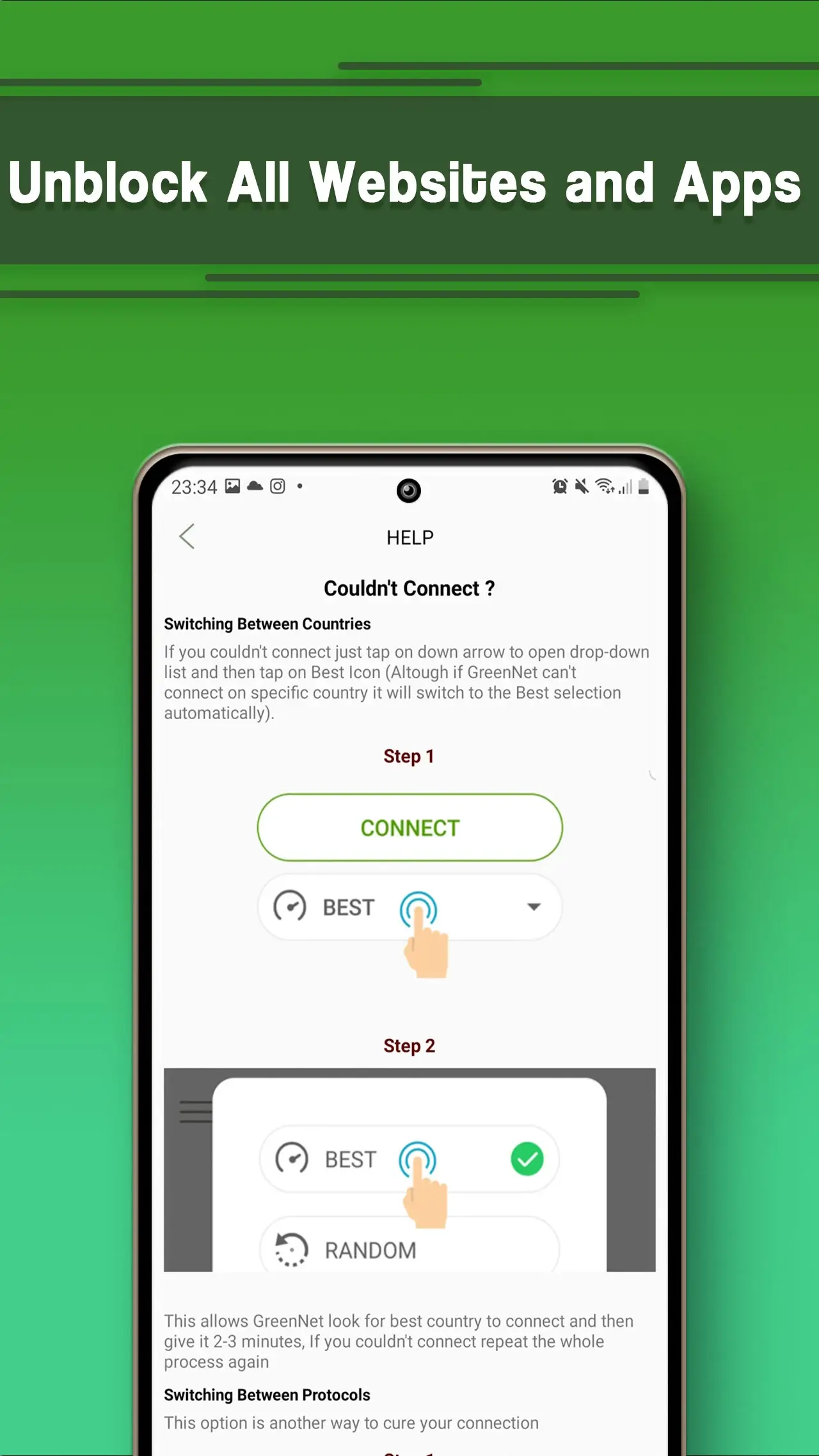 Screenshot GreenNet VPN APK