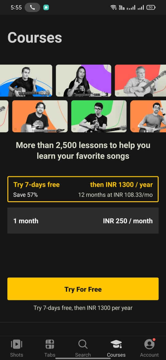 Screenshot Ultimate Guitar: Chords & Tabs APK