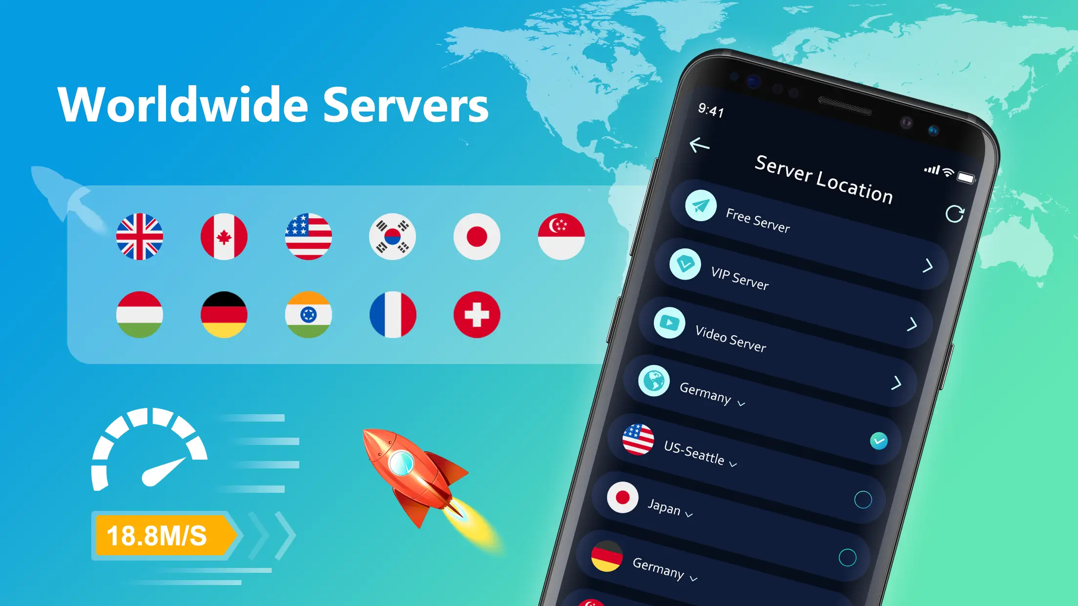 Screenshot VPN Fast APK v2.4.8.8 untuk Android