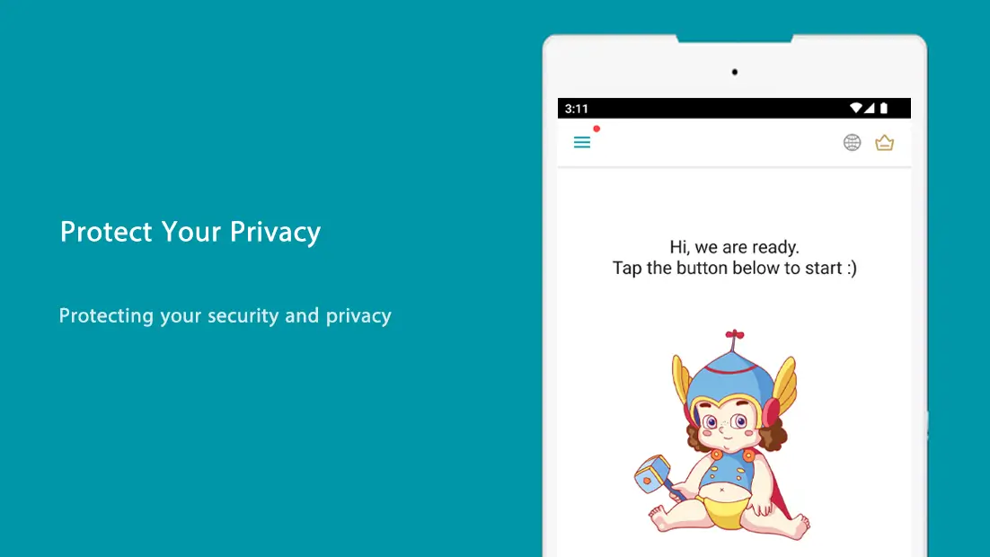 Screenshot Thunder VPN APK (v5.4.1) - VPN Ringan untuk Browsing Aman