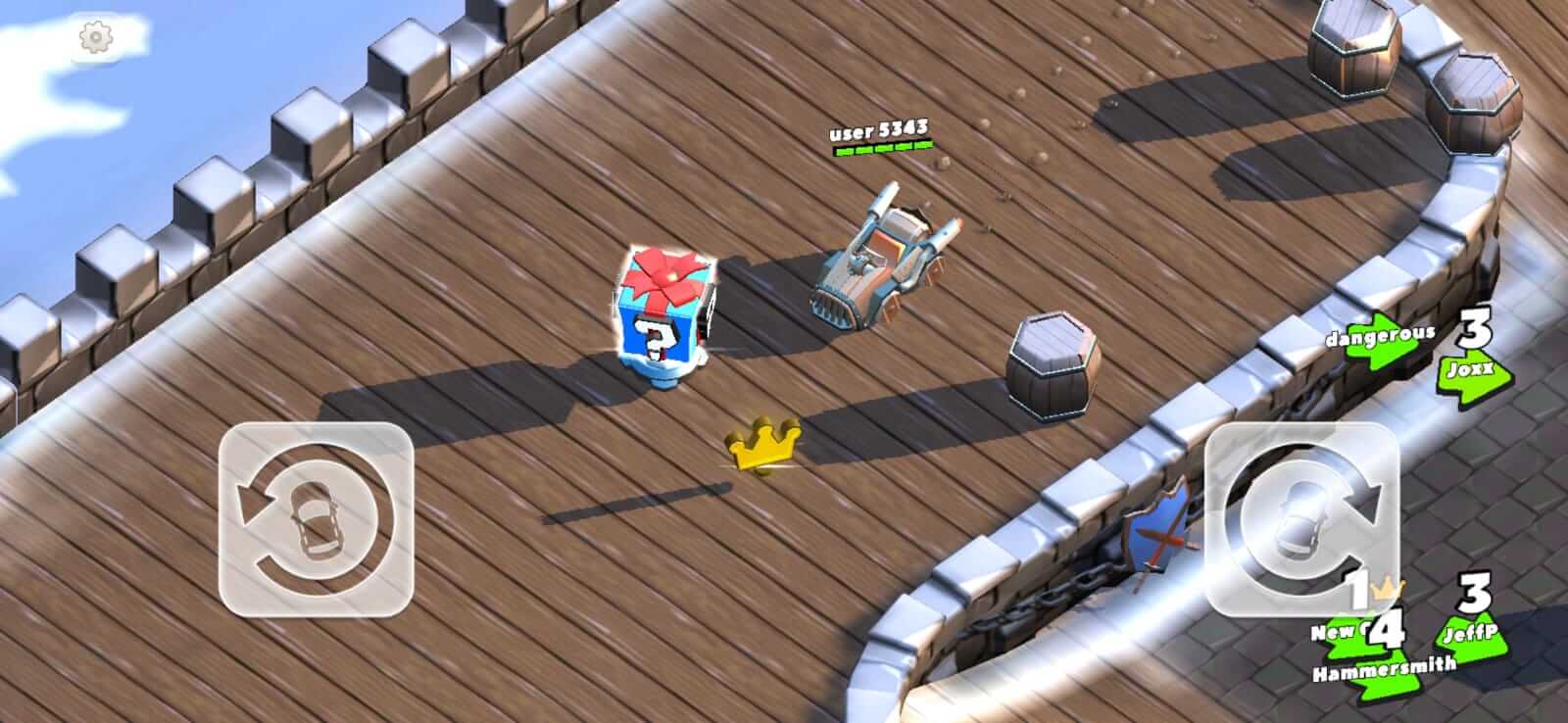 Screenshot Crash Of Cars APK: Balapan Aksi Multiplayer Seru