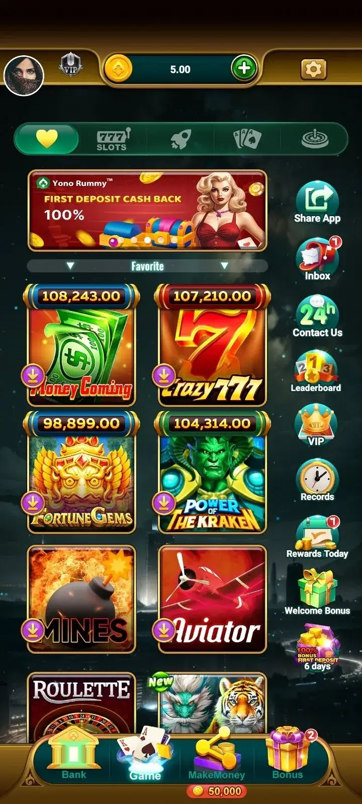 Screenshot Yono Rummy APK v2.1.2