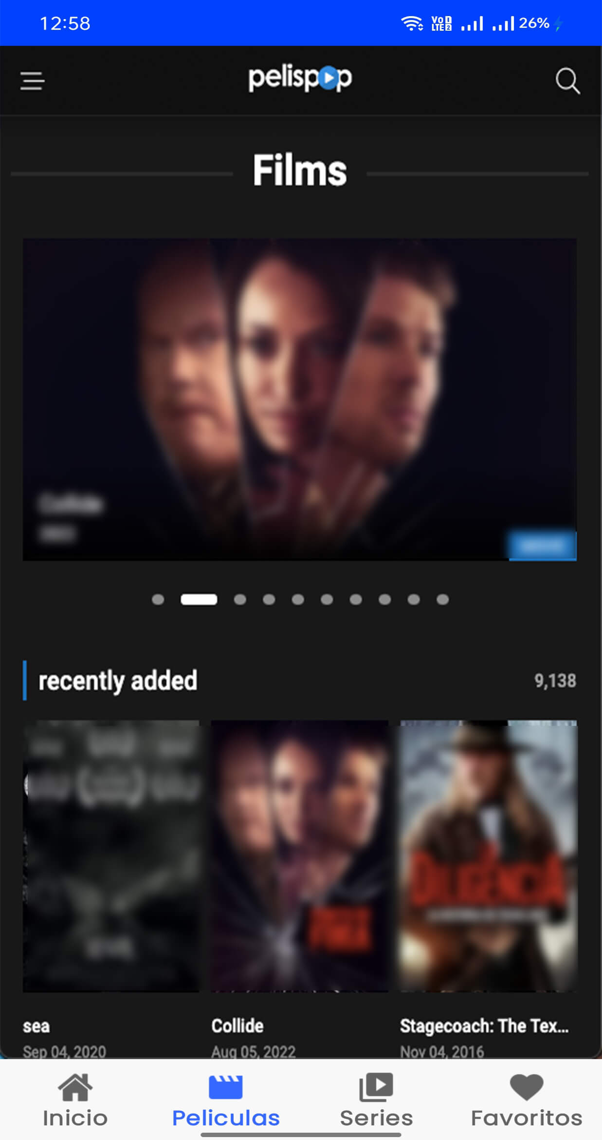 Screenshot Pelispop APK v0.9 Gratis untuk Streaming Film di Android
