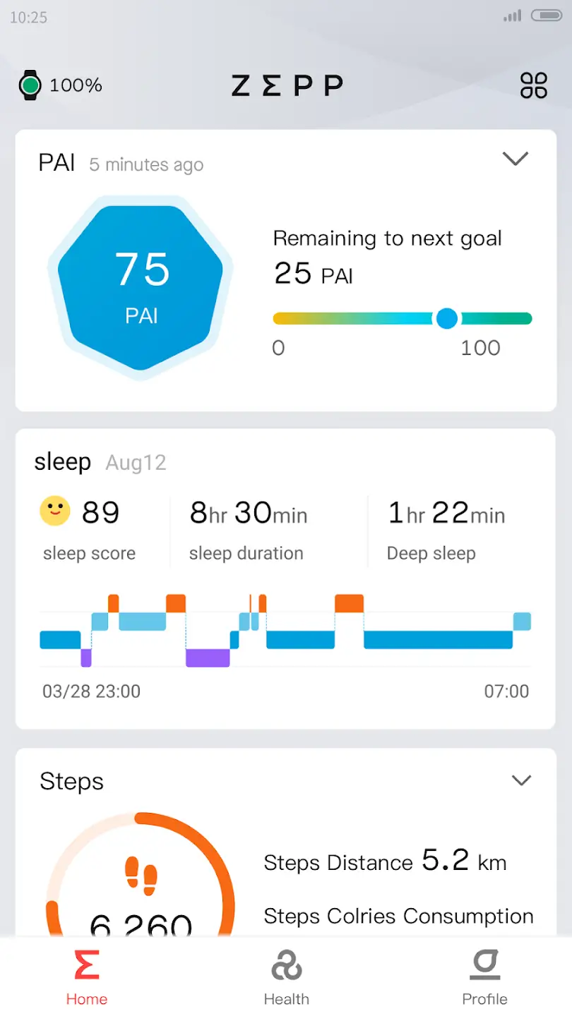 Screenshot Zepp APK v10.2.5-play