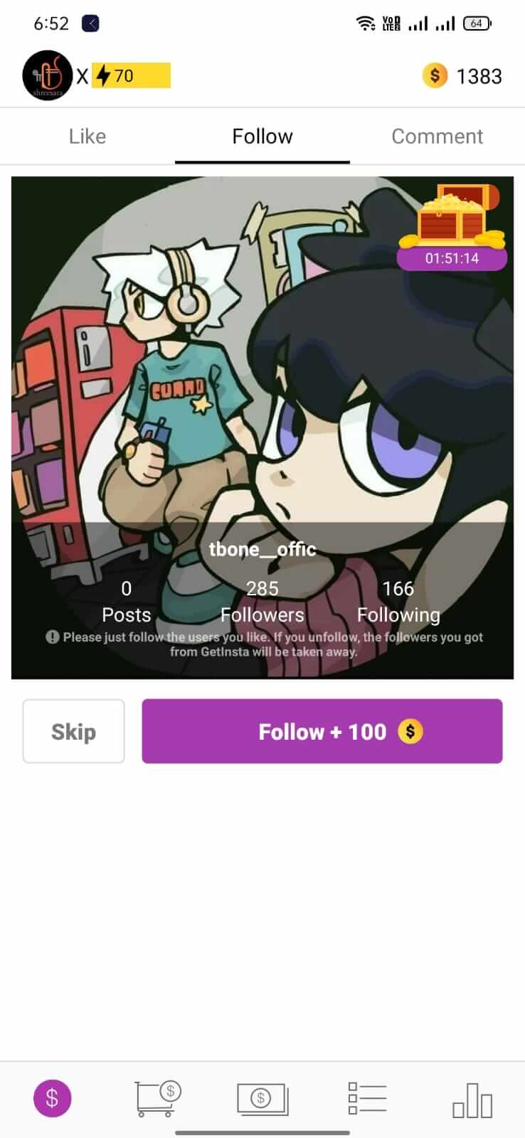 Screenshot GetInsta APK