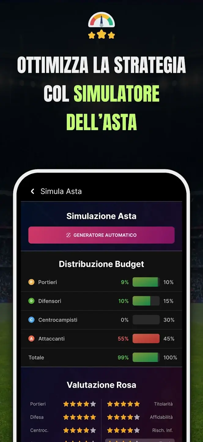 Screenshot FantaLab Manager - Fantacalcio APK