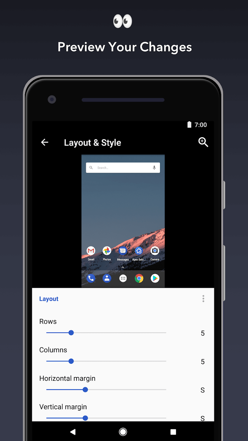 Screenshot Apex Launcher APK